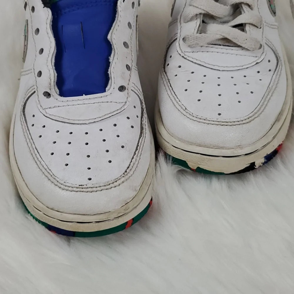 Nike Air Firce 1 crayon shoes sneakers kids lace up size 11C